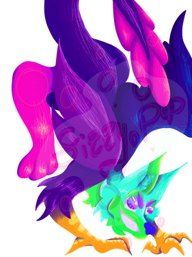 Colored and shaded lineless